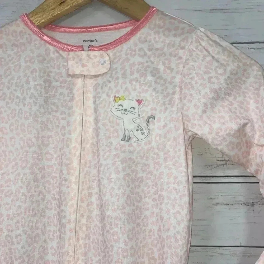 Carter’s Girls Kitty Sleepwear Size 4T - Picture 3 of 5